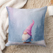 Coussin Pink Hat Winter Gnome (Couverture)