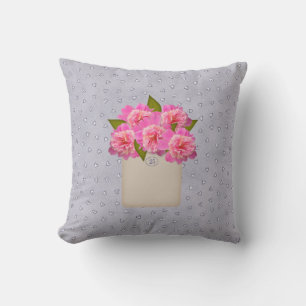 Coussin Pink Peonies