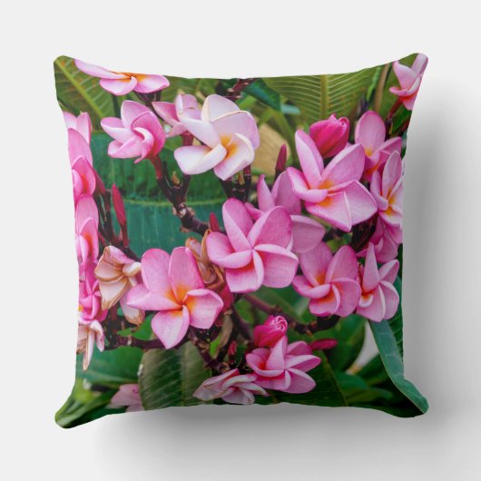 Coussin Pink Plumeria (Verso)