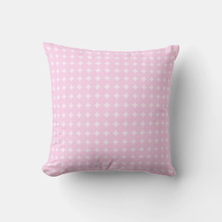 Coussin Pink Polka Dot Baby Girl Nursery Throw Pillow