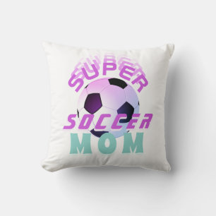 Coussin Pink Super Soccer Maman Sport Mère's Day