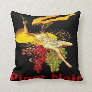 Coussin Pinot noir de femme de vin
