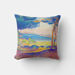 Coussin Pins vintages le long de la côte (1896)