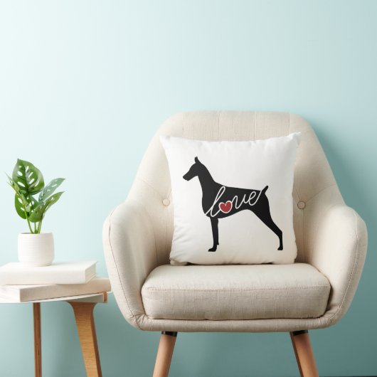Coussin Pinscher de dobermann (Chaise)