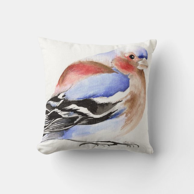 Coussin Pinson coloré 2011 (Recto)