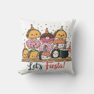 Coussin Pique-nique Party Kawaii