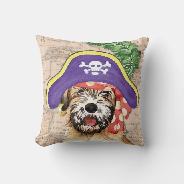 Coussin Pirate blond comme les blés (Recto)