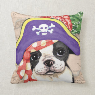 Coussin Pirate de Boston Terrier