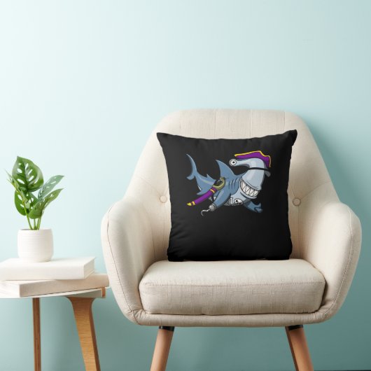 Coussin Pirate de requin-marteau Océan (Chaise)