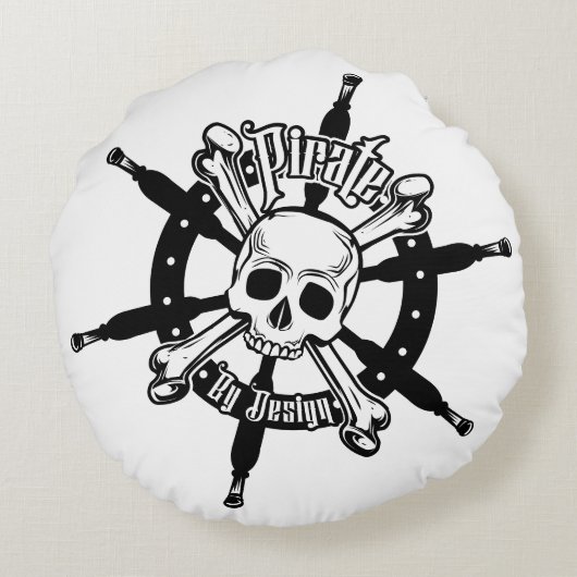 Coussin Pirate rond (Dos)