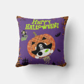 Coussin Pirate squelette (Verso)