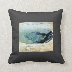 Coussin Piscine verte 2 de John Henry Twachtman-