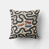 Coussin Piste de course automobile (Verso)