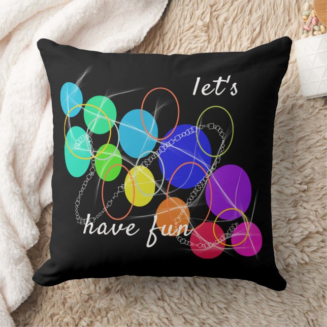 Coussin piste du cercle coloré (Couverture)