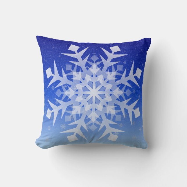 Coussin Pistes de neige Lourdes de neige (Recto)