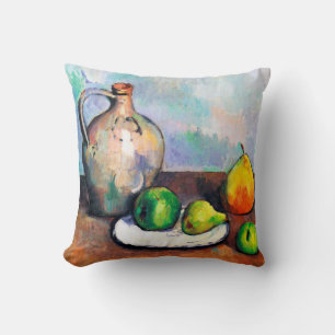 Coussin Pitcher et Fruit, Paul Cezanne