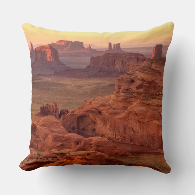 Coussin pittoresque de la vallée du Monument, Arizona (Recto)