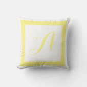 Coussin PixDezines do-it-yourself couleur/Monogramme (Recto)