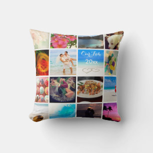 Coussin PixDezines do-it-yourself Instagram Collage Photos