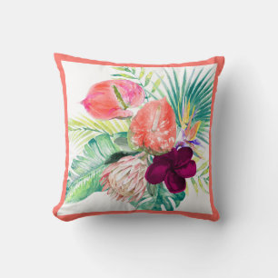 Coussin PixDezines H2Tropical Paradise Fleurs do-it-yourse