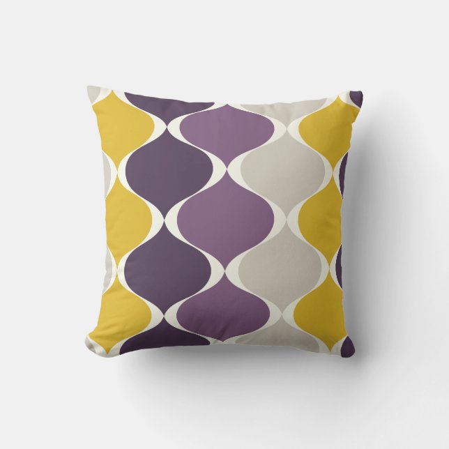 Coussin PixDezines mod ogee do-it-yourself couleur arrière (Recto)