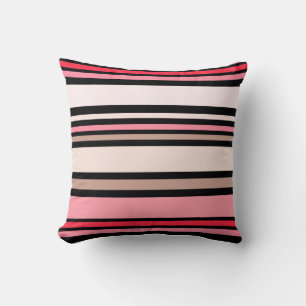 Coussin PixDezines rayures/do-it-yourself couleur