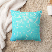 Coussin Pixel Aqua Turquoise (Couverture)