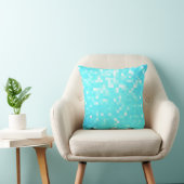 Coussin Pixel Aqua Turquoise (Chaise)