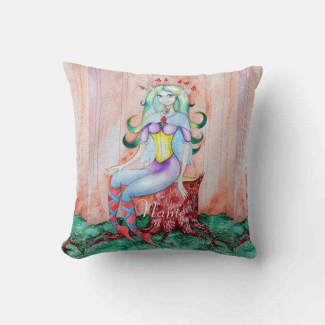 Coussin Pixie Imaginaire Fairy Thunder_Cove (Recto)