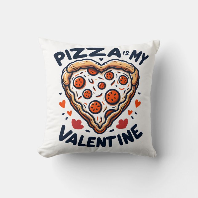 Coussin Pizza Heart Valentine (Recto)