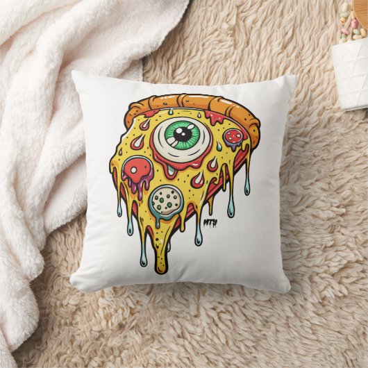 Coussin Pizza psychédélique (Couverture)