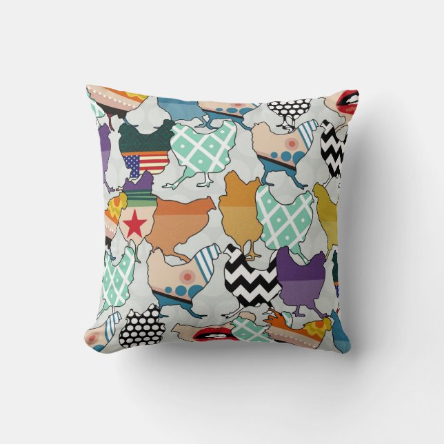 Coussin Place d'argent Cincinnati Chickens (Recto)