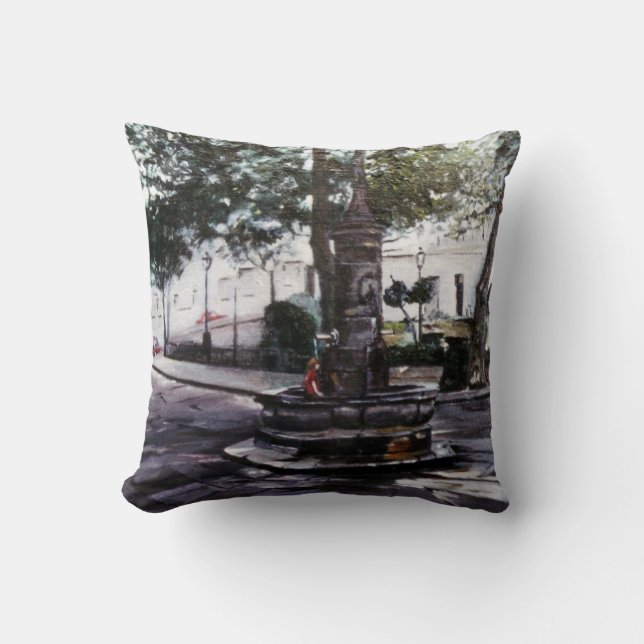 Coussin Place d'Azcárraga (A La Corogne) (Recto)