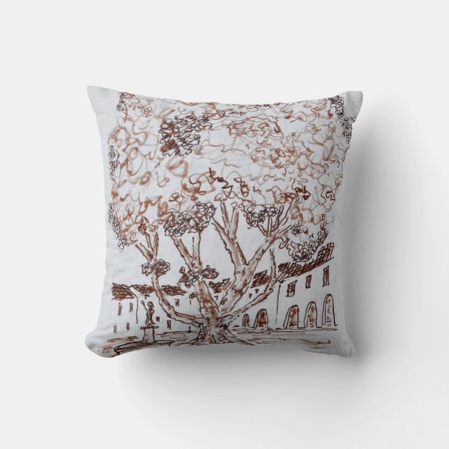 Coussin Place de la Liberte, Saint-Guilhem-le-Désert (Recto)