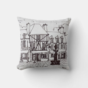Coussin Place Saint-Guenole, Concarneau Bretagne