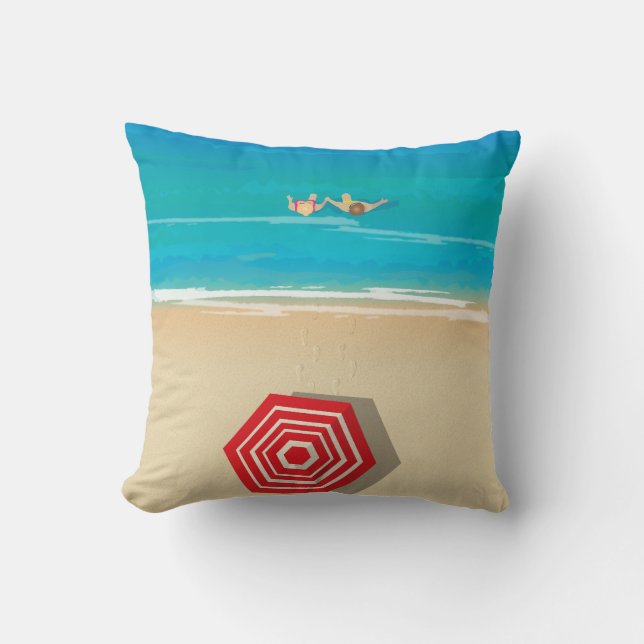 Coussin Plage ! (Recto)