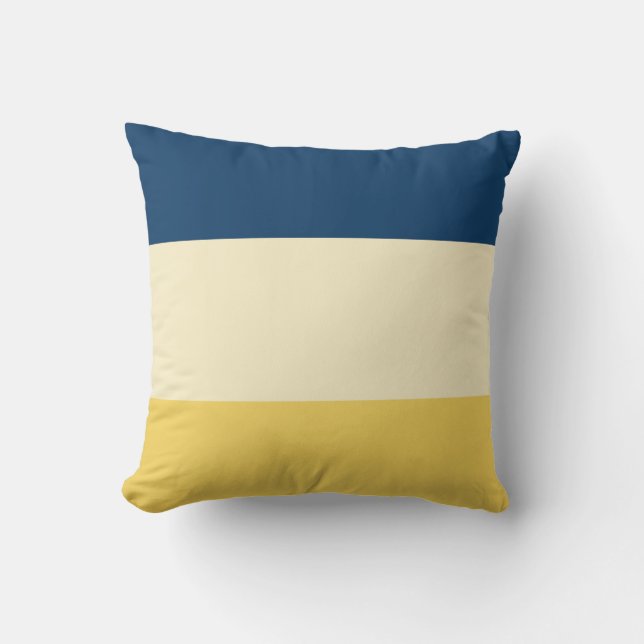 Coussin Plage | 3 bandes (Recto)