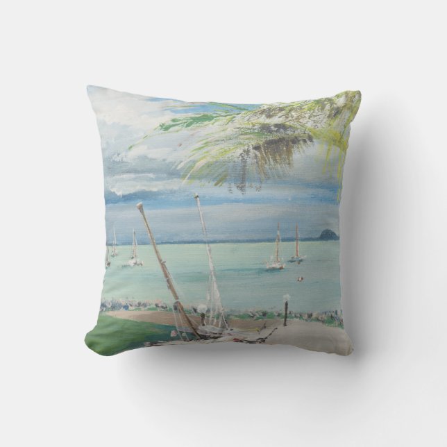 Coussin Plage Australie d'Airlie. 1998 (Recto)