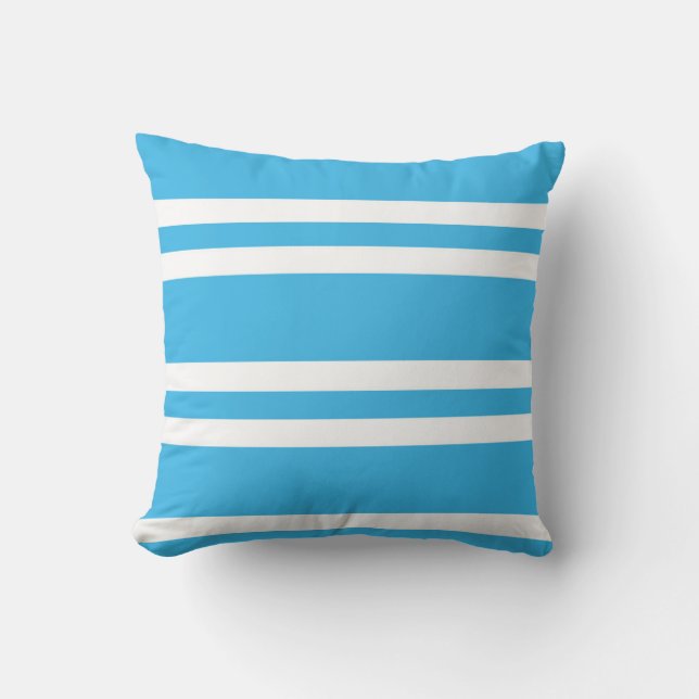 Coussin Plage bleu turquoise (Recto)
