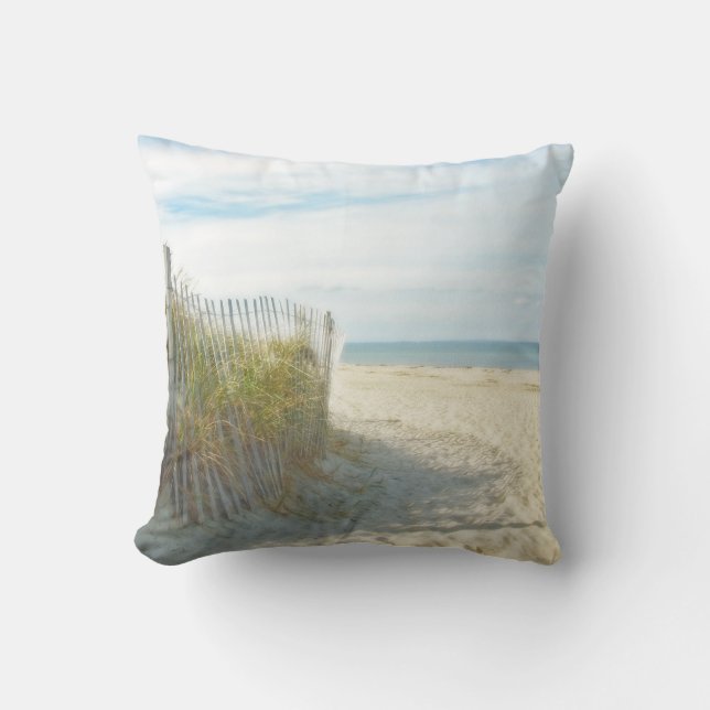 Coussin Plage de cou de Sandy, Cape Cod (Recto)