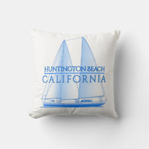 Coussin Plage de Huntington Beach Navigateur nautique de v