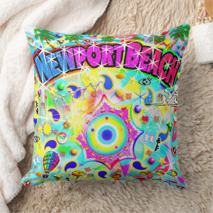 Coussin Plage de Newport Mystic Dance
