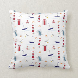 Coussin Plage et océan orientés