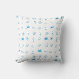 Coussin Plage grecque minimaliste