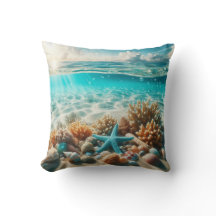 Plage tropicale Aqua Blue Starfish Seashell