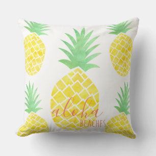 Coussin Plages d'Aloha Aigle Aigle jaune et vert