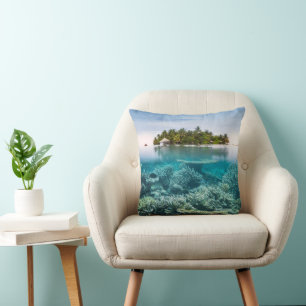 Coussin Plages tropicales   Ari Atoll Maldives