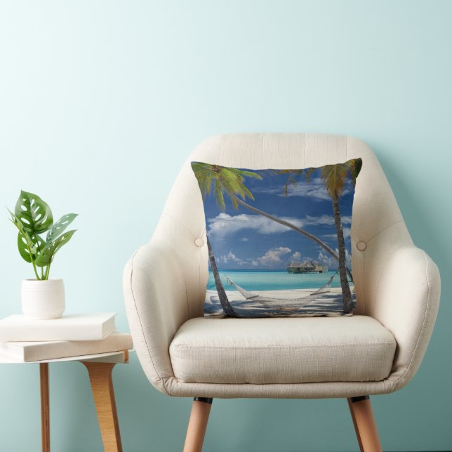 Coussin Plages tropicales | Sandy Beach, Maldives (Chaise)