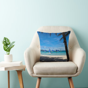 Coussin Plages tropicales   White Beach Boracay Philippine