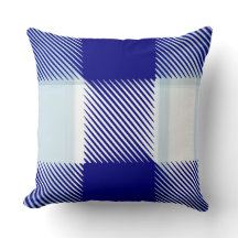 Plaid bleu